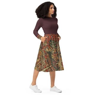 The Tapestry Long Sleeve Midi Dress