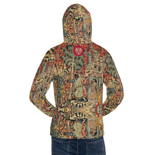 The Tapestry Crimson Unisex Hoodie