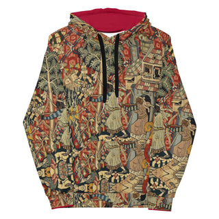 The Tapestry Crimson Unisex Hoodie