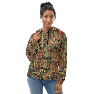 The Tapestry Crimson Unisex Hoodie