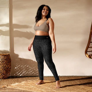 The Tapestry Onyx Yoga Leggings