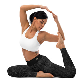 The Tapestry Onyx Yoga Leggings