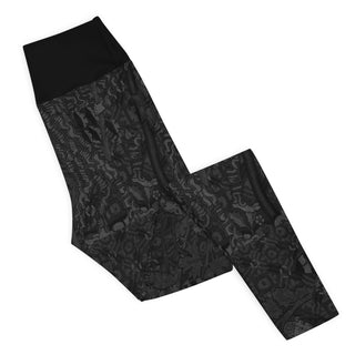 The Tapestry Onyx Yoga Leggings
