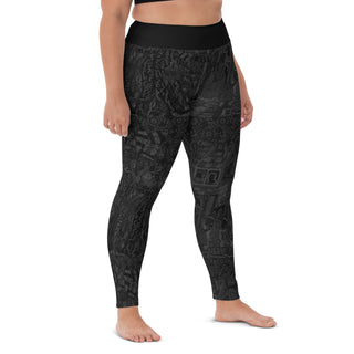 The Tapestry Onyx Yoga Leggings