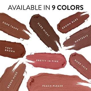 Mented Cosmetics | Semi Matte Nude Lipstick, Dark Night | Vegan, Paraben-free, Cruelty-free | Brown, Dark, Long Lasting Lipstick