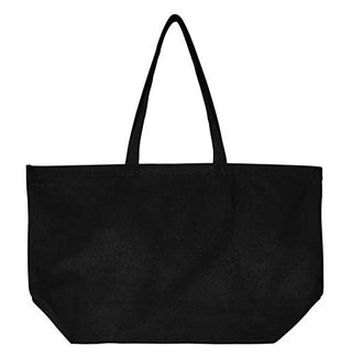 rayo & honey "Lift Every Voice" Quote Black Canvas Tote Bag
