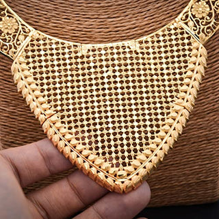 24K Gold Color Dubai Jewelry Set for Women Luxur Ethiopian Jewelry Set Wedding Jewelry African Gifts Islam Middle